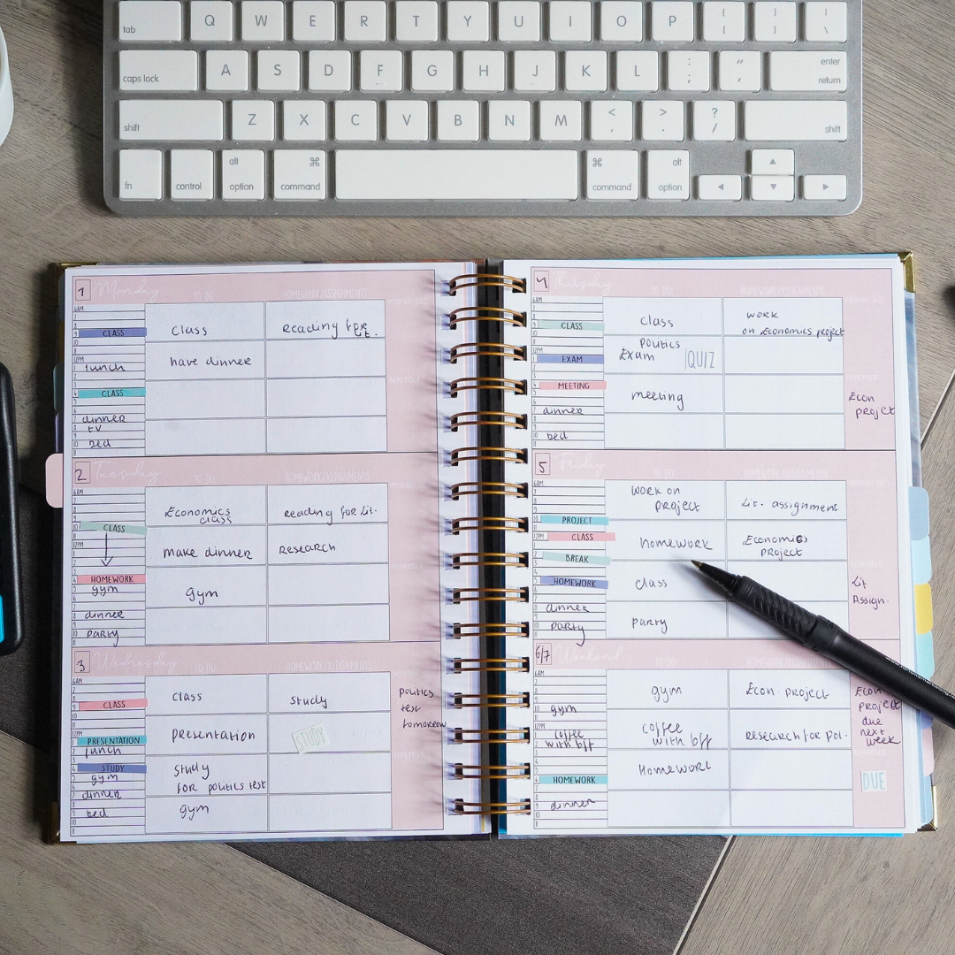 'Go Get Your Best Life' Undated Academic planner - GirlGottaChange