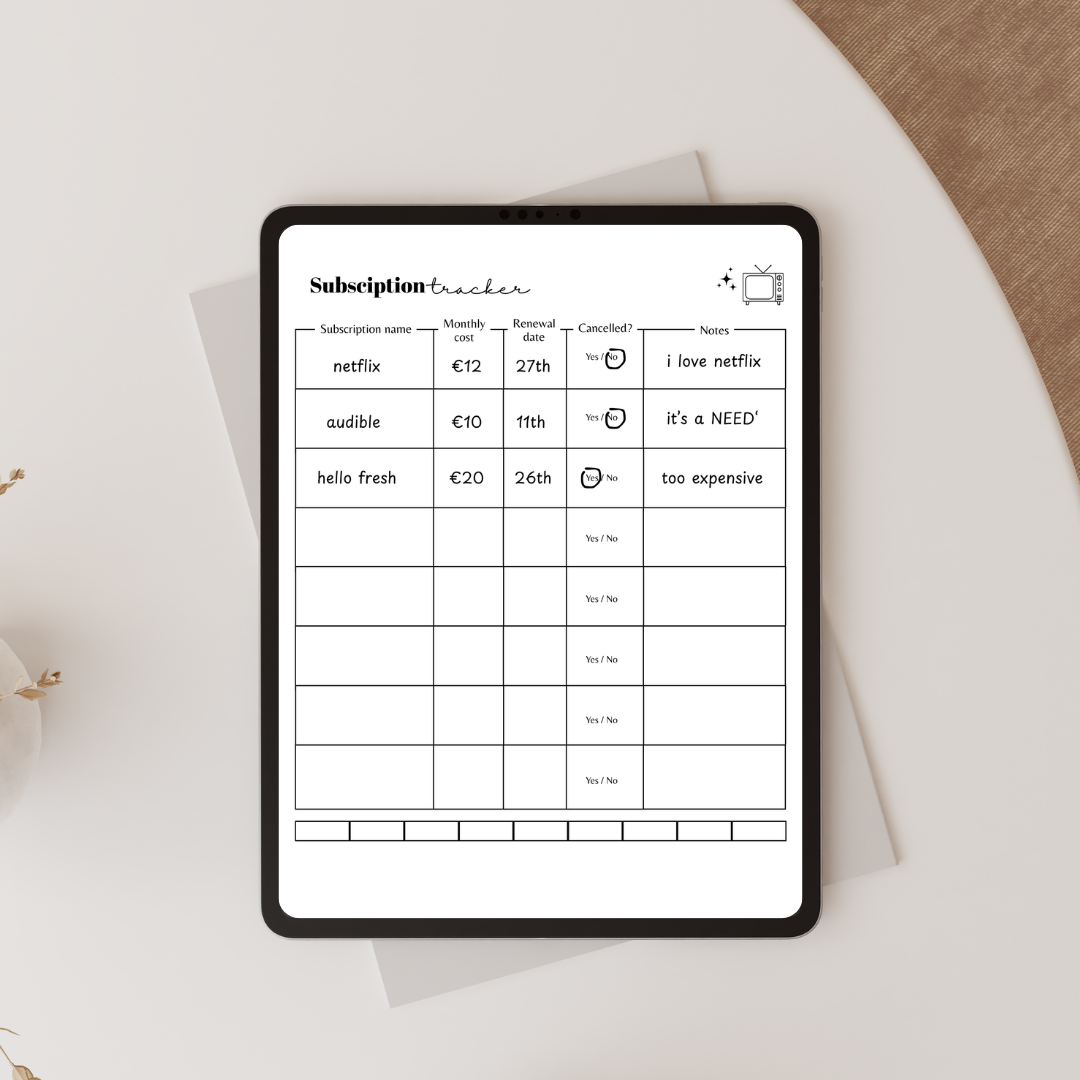 Financial Planner | Digital, Interactive Planner