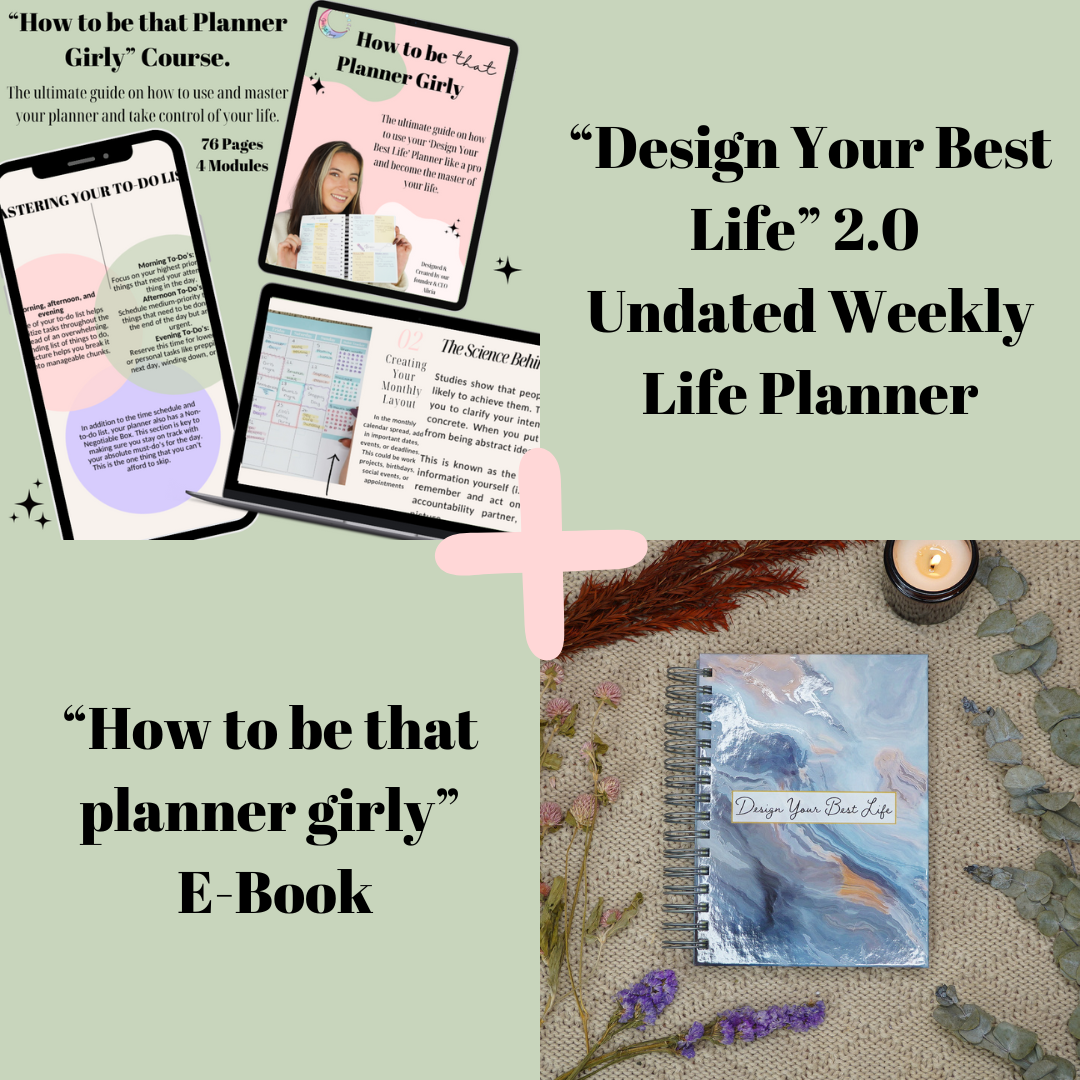 DYBL 2.0 + Planner girlie - GirlGottaChange