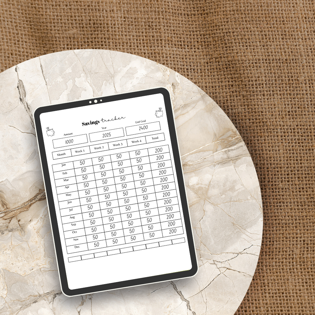 Financial Planner | Digital, Interactive Planner