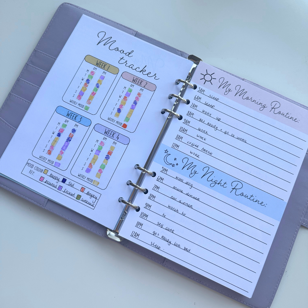 The Life Designer- Undated Life Planner Binder - GirlGottaChange