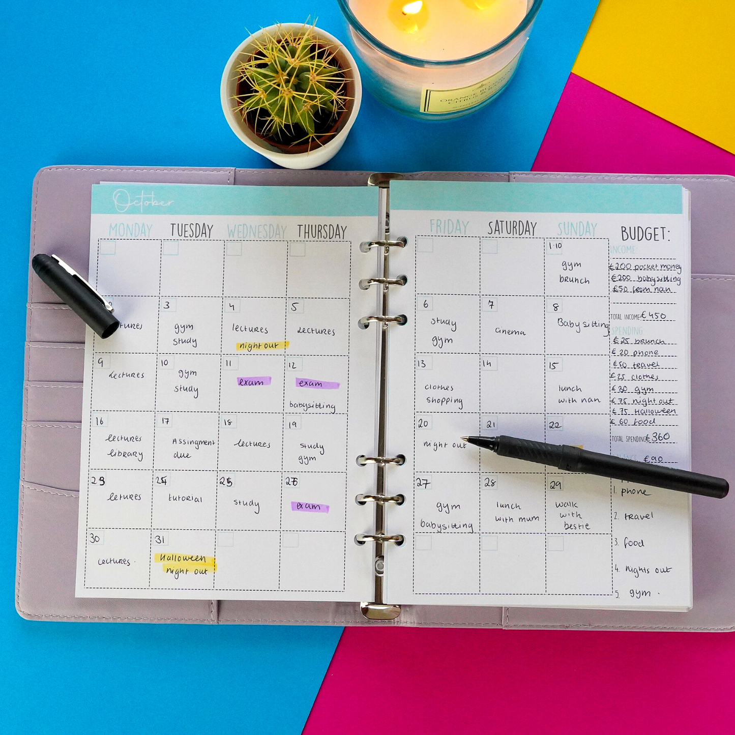 The Life Designer- Undated Life Planner Binder - GirlGottaChange