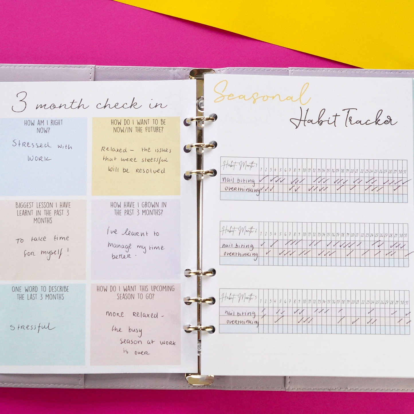 The Life Designer- Undated Life Planner Binder - GirlGottaChange