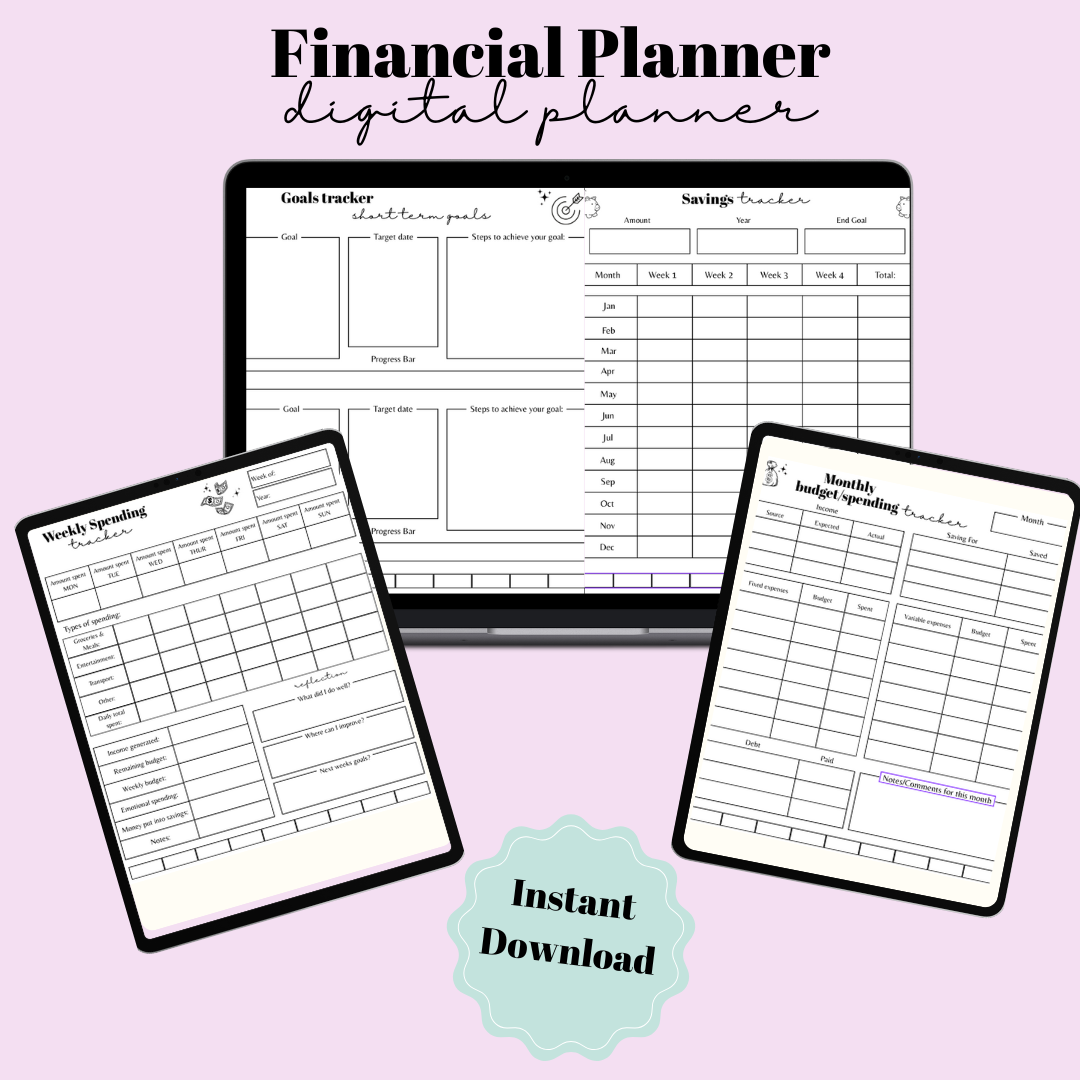 Financial Planner | Digital, Interactive Planner