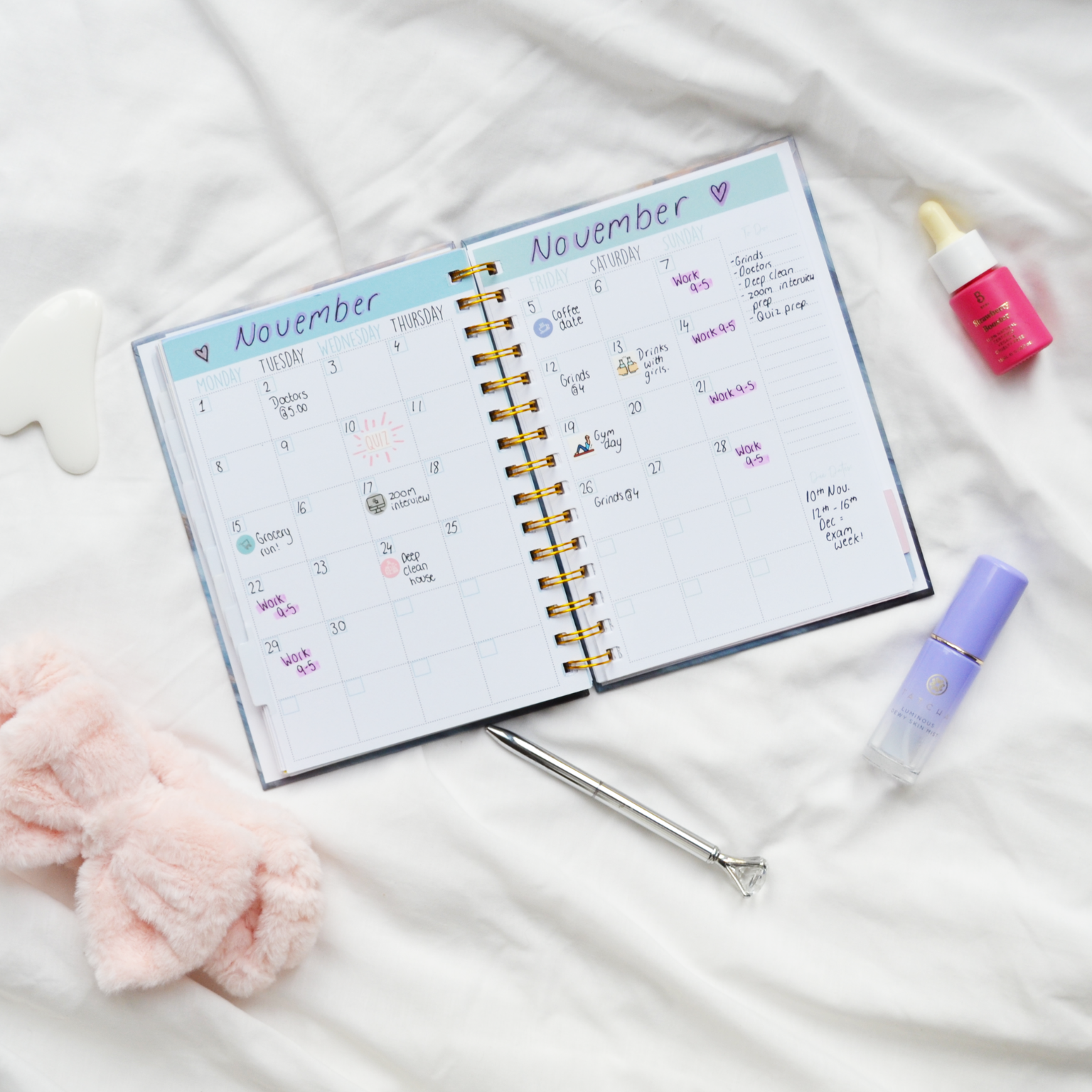 'Go Get Your Best Life' Undated Academic planner - GirlGottaChange