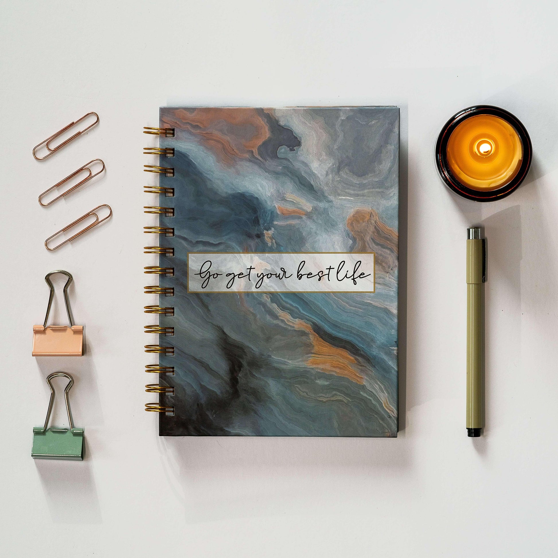 DAMAGED Stock 'Go Get Your Best Life' Undated Academic planner - GirlGottaChange