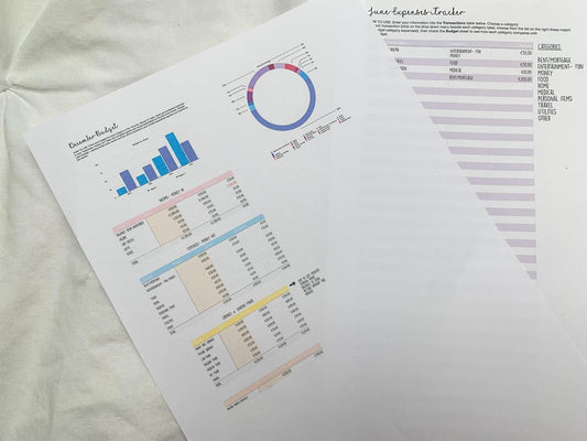 Monthly Budget Templates Download- Apple Numbers-GirlGottaChange