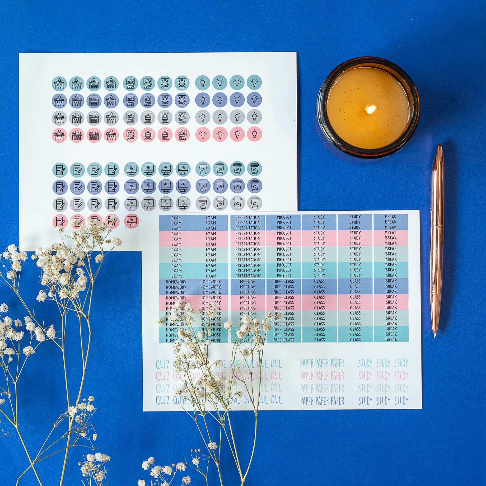 Academic Sticker Pack - GirlGottaChange