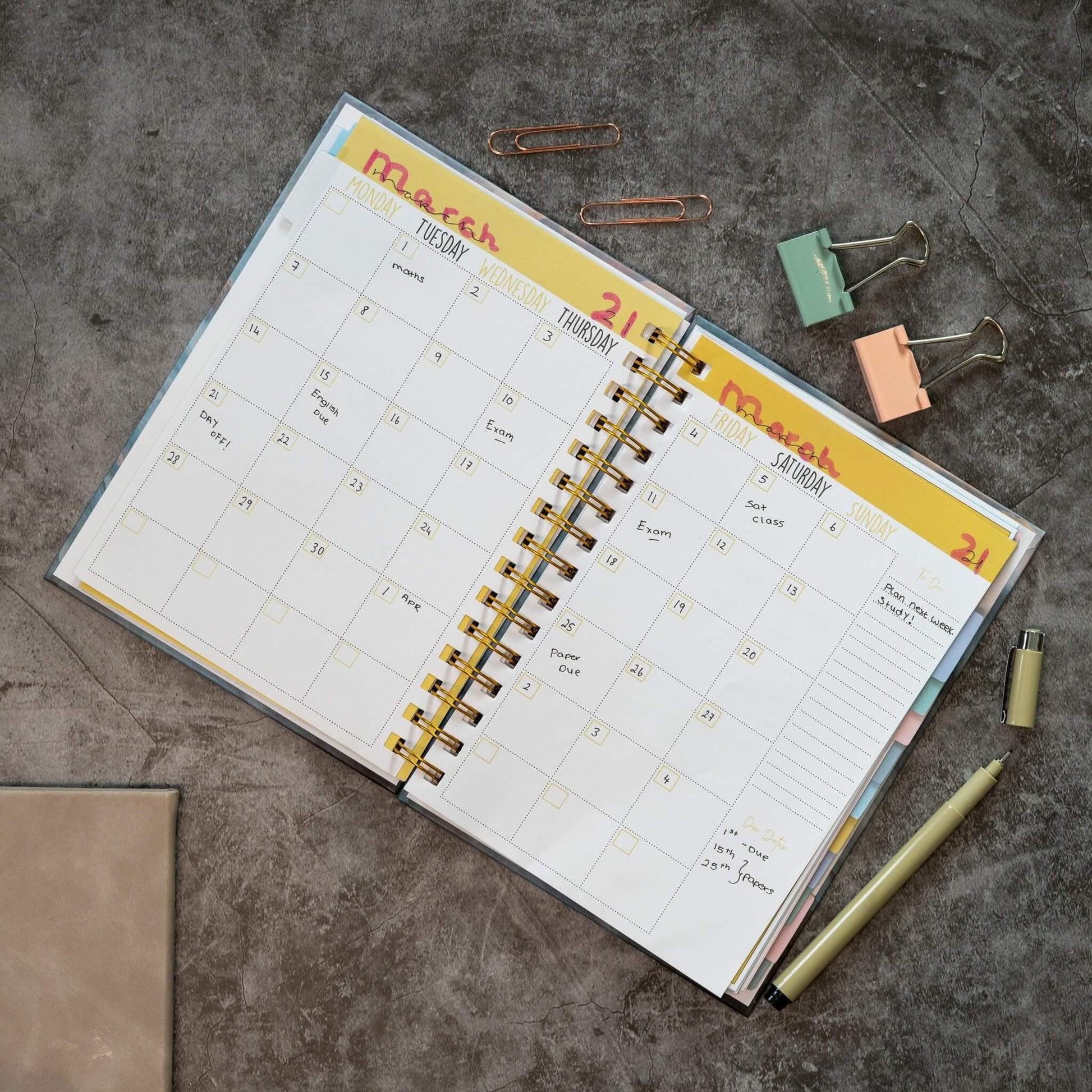 'Go Get Your Best Life' Undated Academic planner - GirlGottaChange