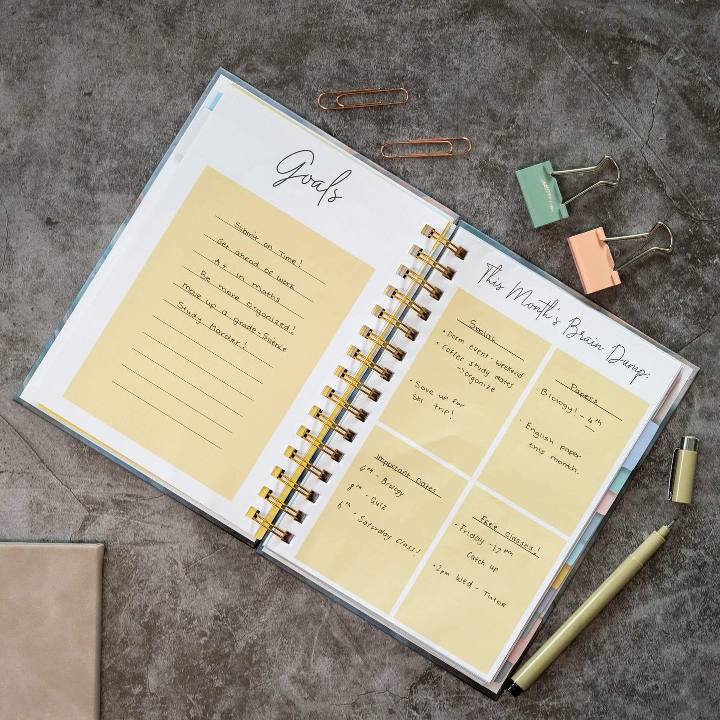 'Go Get Your Best Life' Undated Academic planner - GirlGottaChange