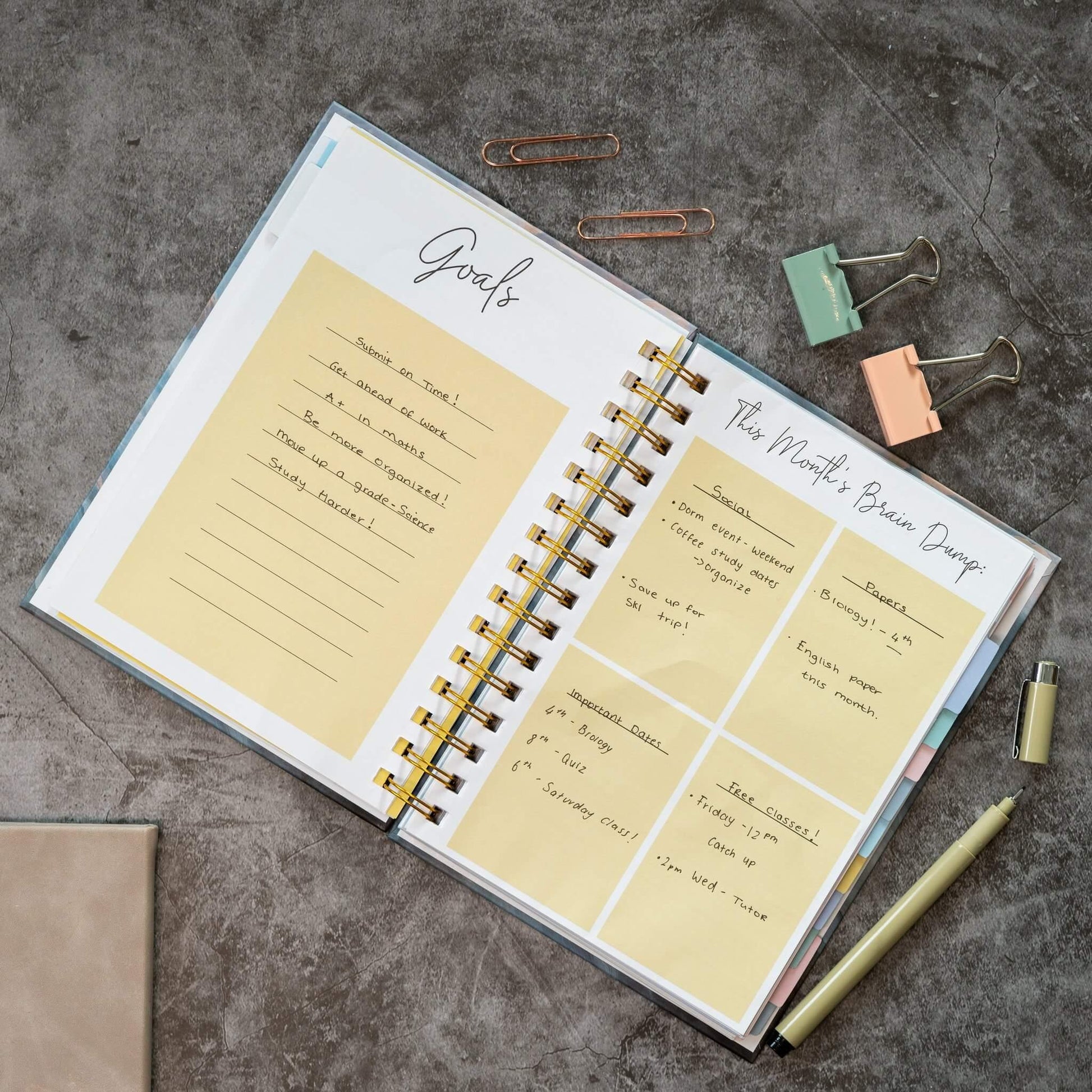 'Go Get Your Best Life' Undated Academic planner - GirlGottaChange